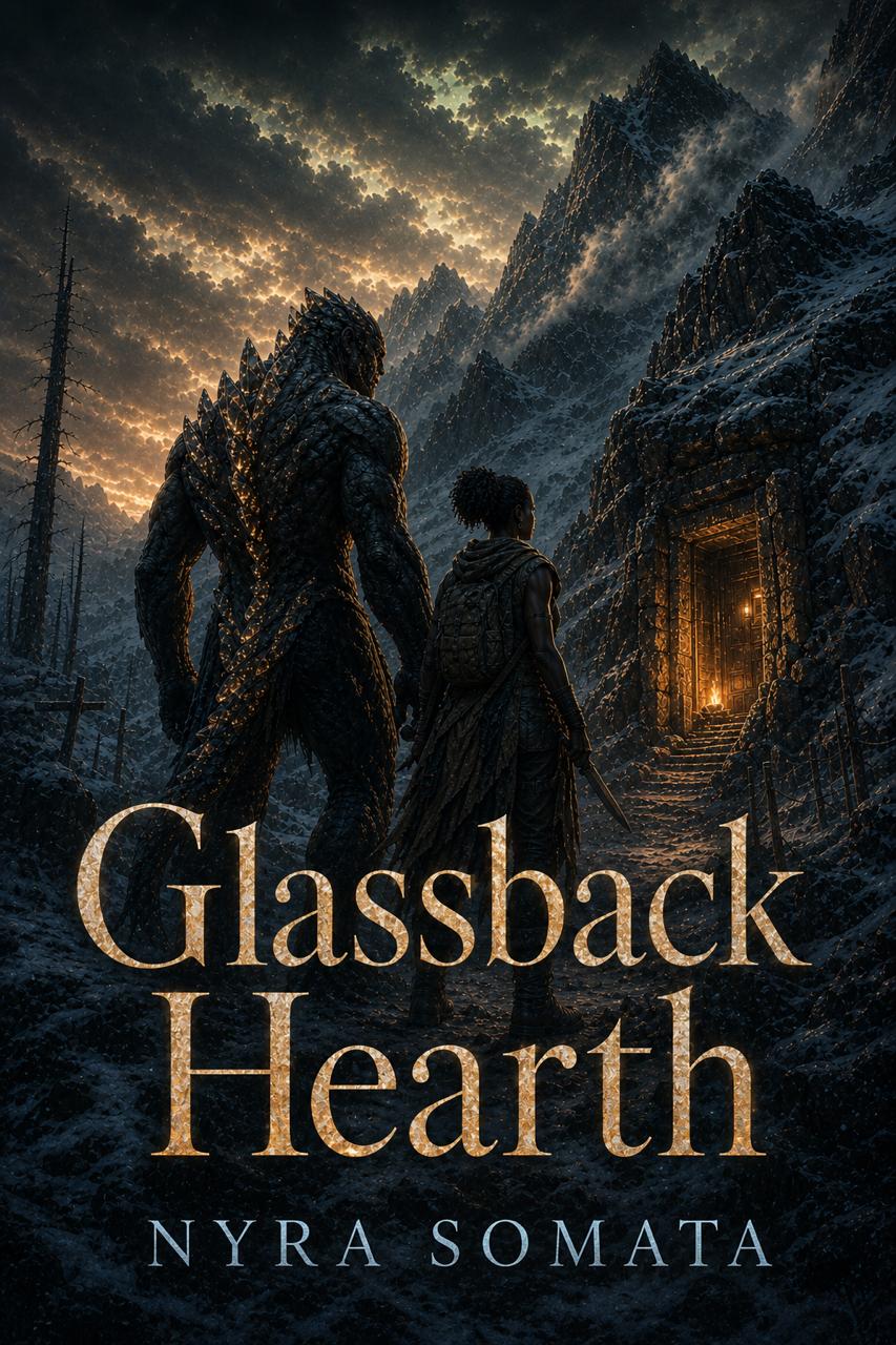 Glassback Hearth book cover by Nyra Somata